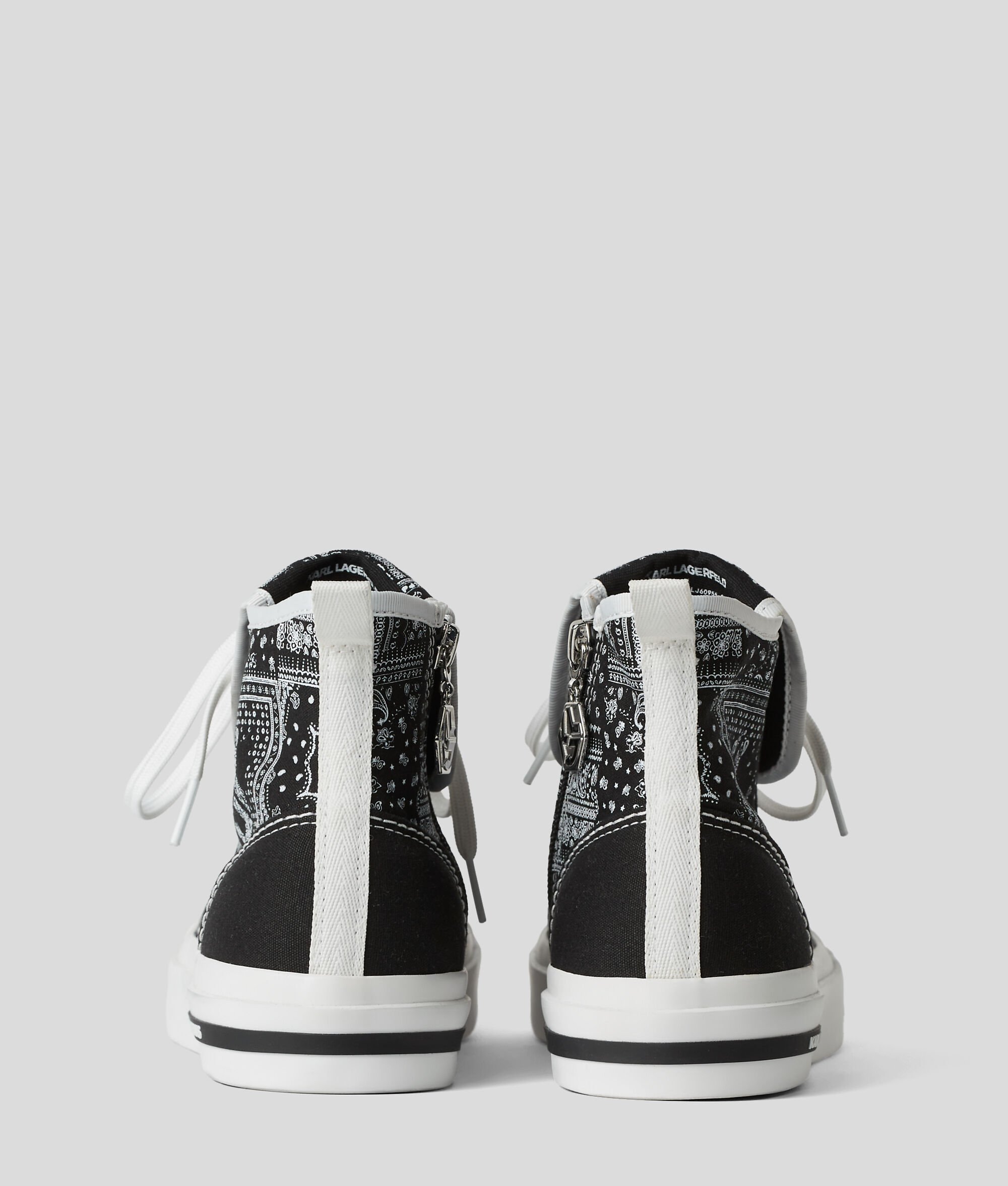 (image for) Heavy-Dut KLJ VULC BANDANA-PRINT HIGH-TOP TRAINERS